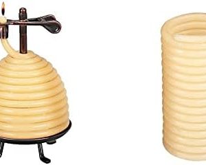 Candle by the Hour Beehive Candle + 48-Hour Refill + Long-lasting + Home Decor + Unique Design + Eco-friendly Wax + Popu