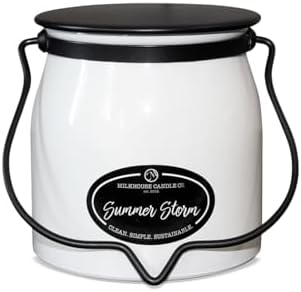 Milkhouse Candle Company Summer Storm | 16oz Double Cotton Wick Soy Candle | Non-Toxic, Premium Scented | Long Burn Time